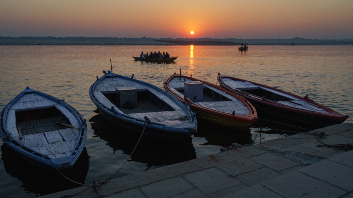 Ganga River sunrise Varanasi